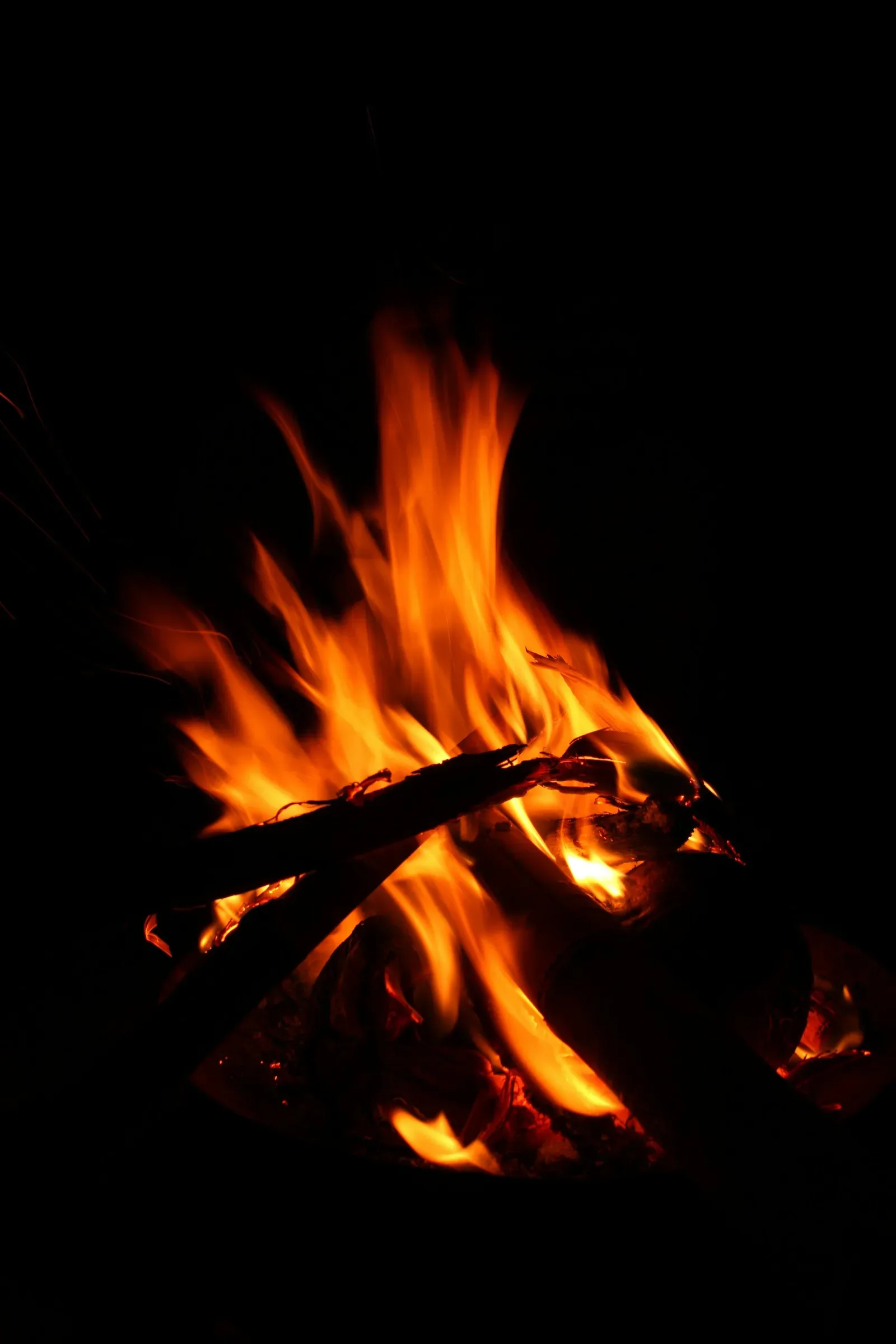 The fire at the boma, where meals are shared beneath open skies
