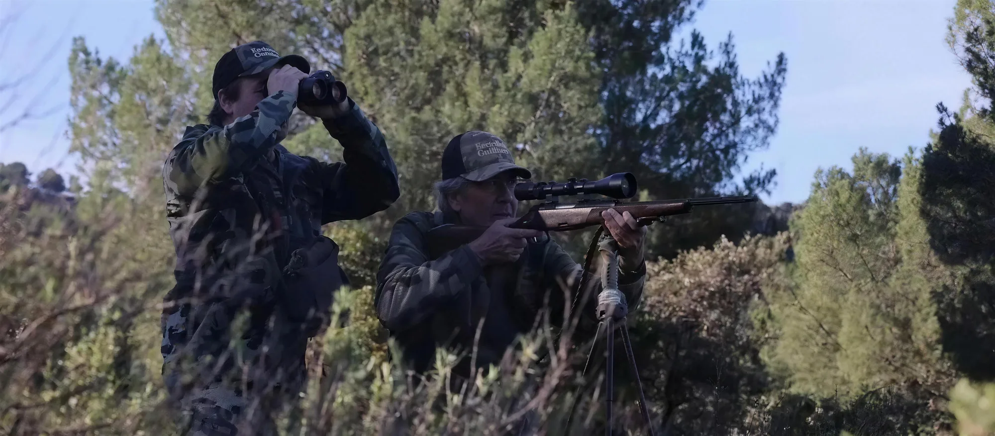 Glassing the sierra on a spot-and-stalk hunt with the Encinarejo guides